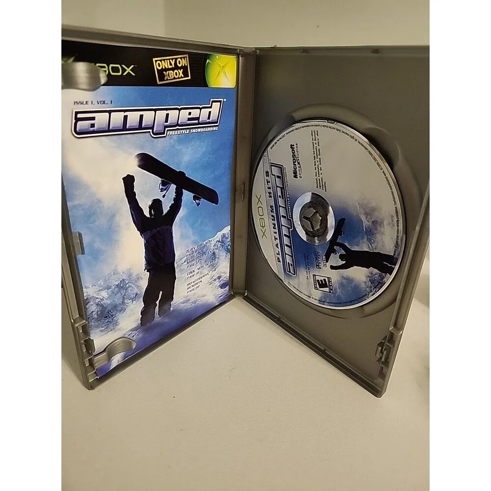 Amped: Freestyle Snowboarding (Microsoft Xbox, 2001) Platinum Hits
